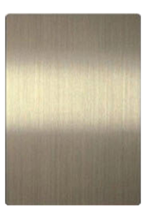 Brushed Finish Hairline Stainless Steel Sheet Metal | Champagne