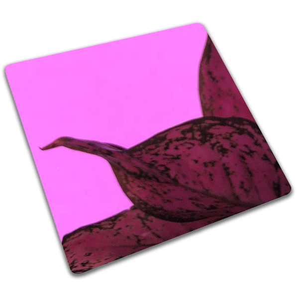 Mirror Polished Stainless Steel | Pink